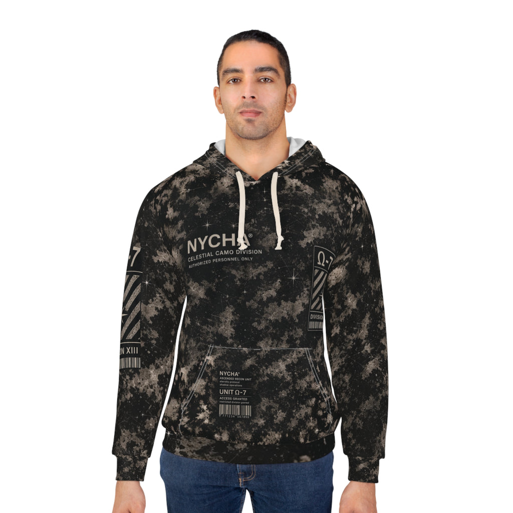 NYCHA® HEAVENLY WARFARE DIVISION — Celestial Camo Recon Hoodie