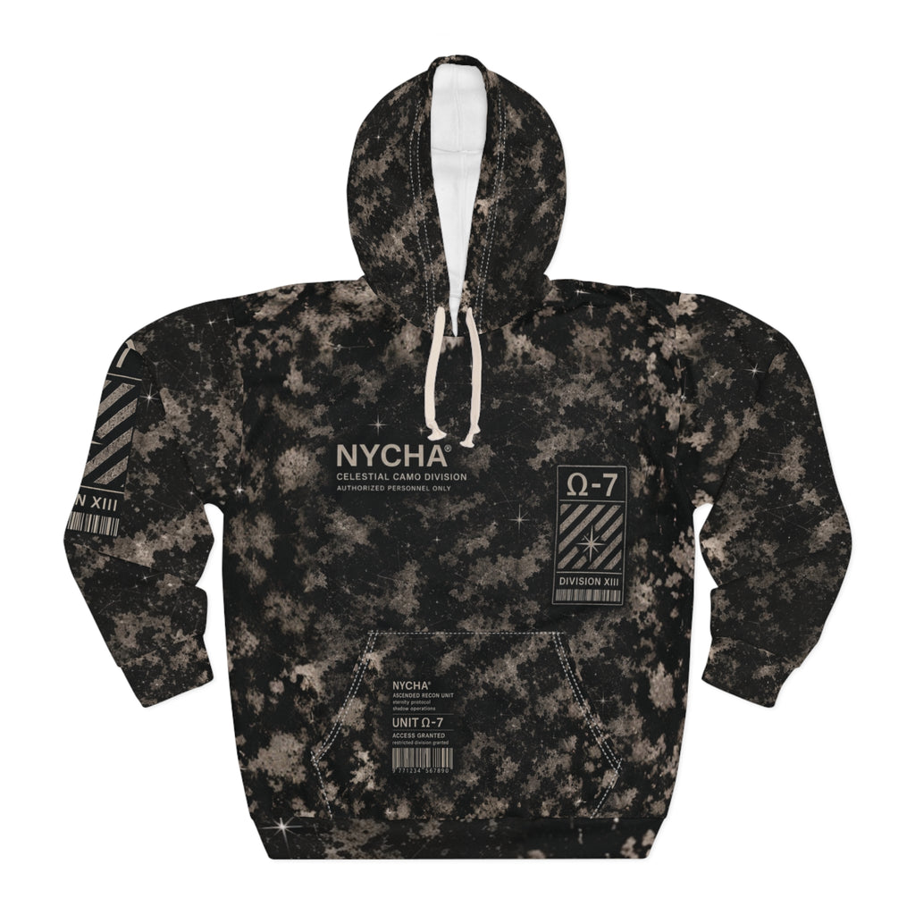NYCHA® HEAVENLY WARFARE DIVISION — Celestial Camo Recon Hoodie