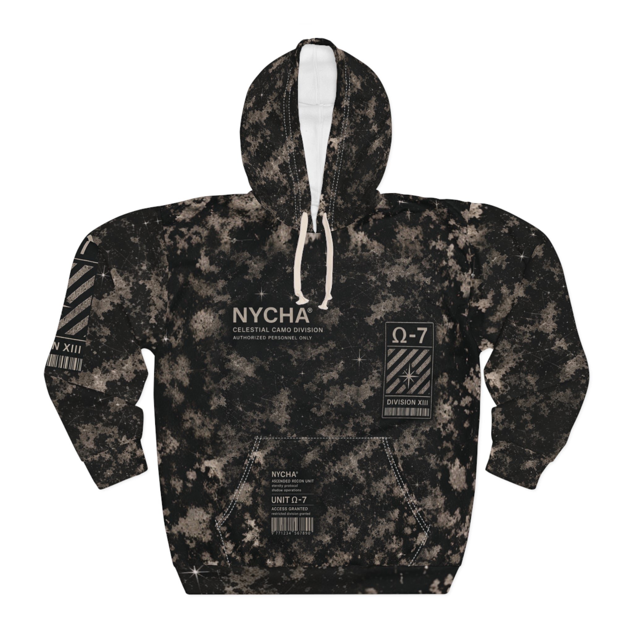 NYCHA® HEAVENLY WARFARE DIVISION — Celestial Camo Recon Hoodie