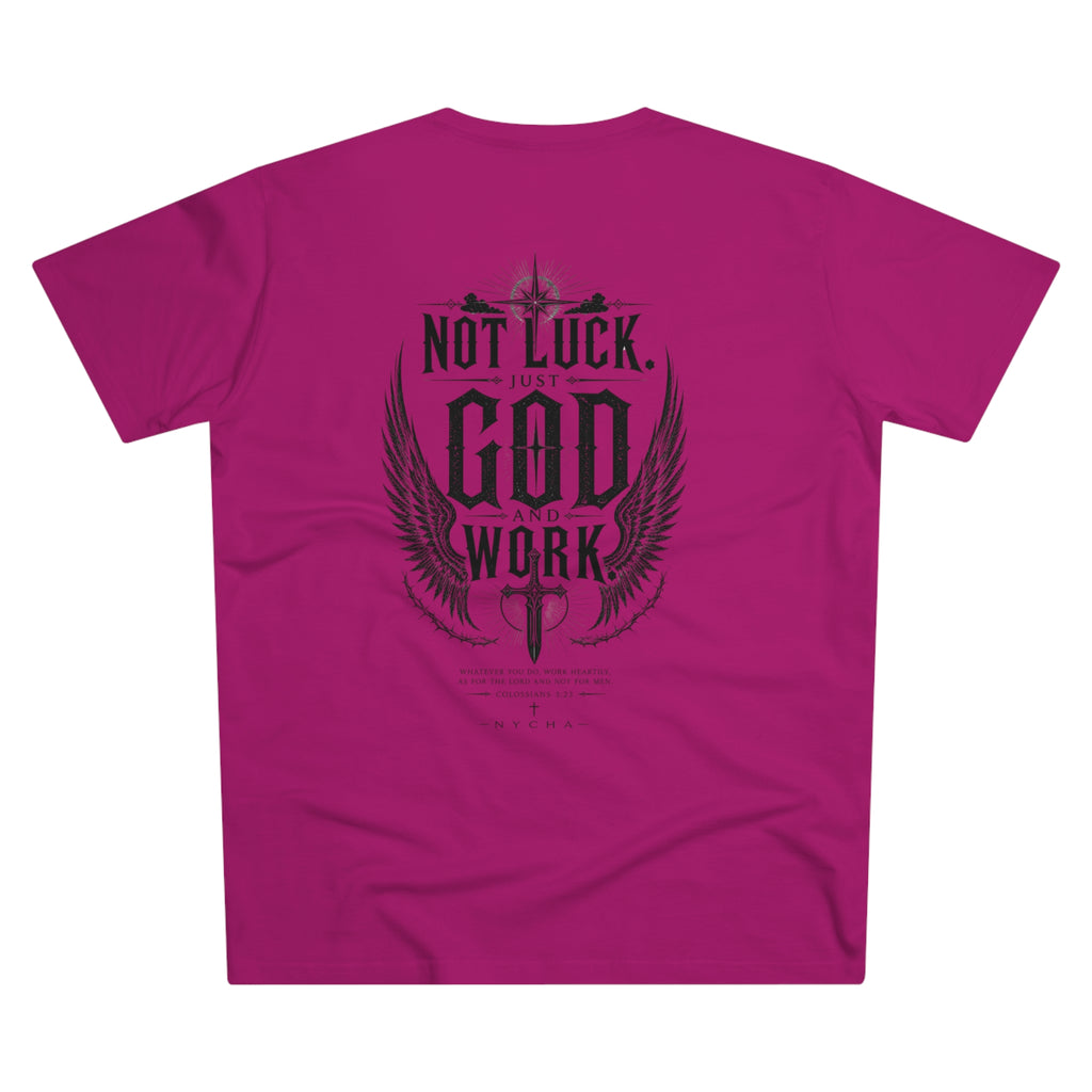 NYCHA — “No Luck. Just Work.” Fit Tee