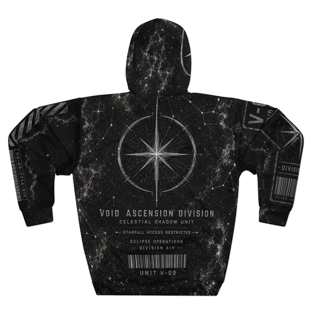 NYCHA® VOID ASCENSION HOODIE  “BLACK SKY PROTOCOL” — DIVISION XIV
