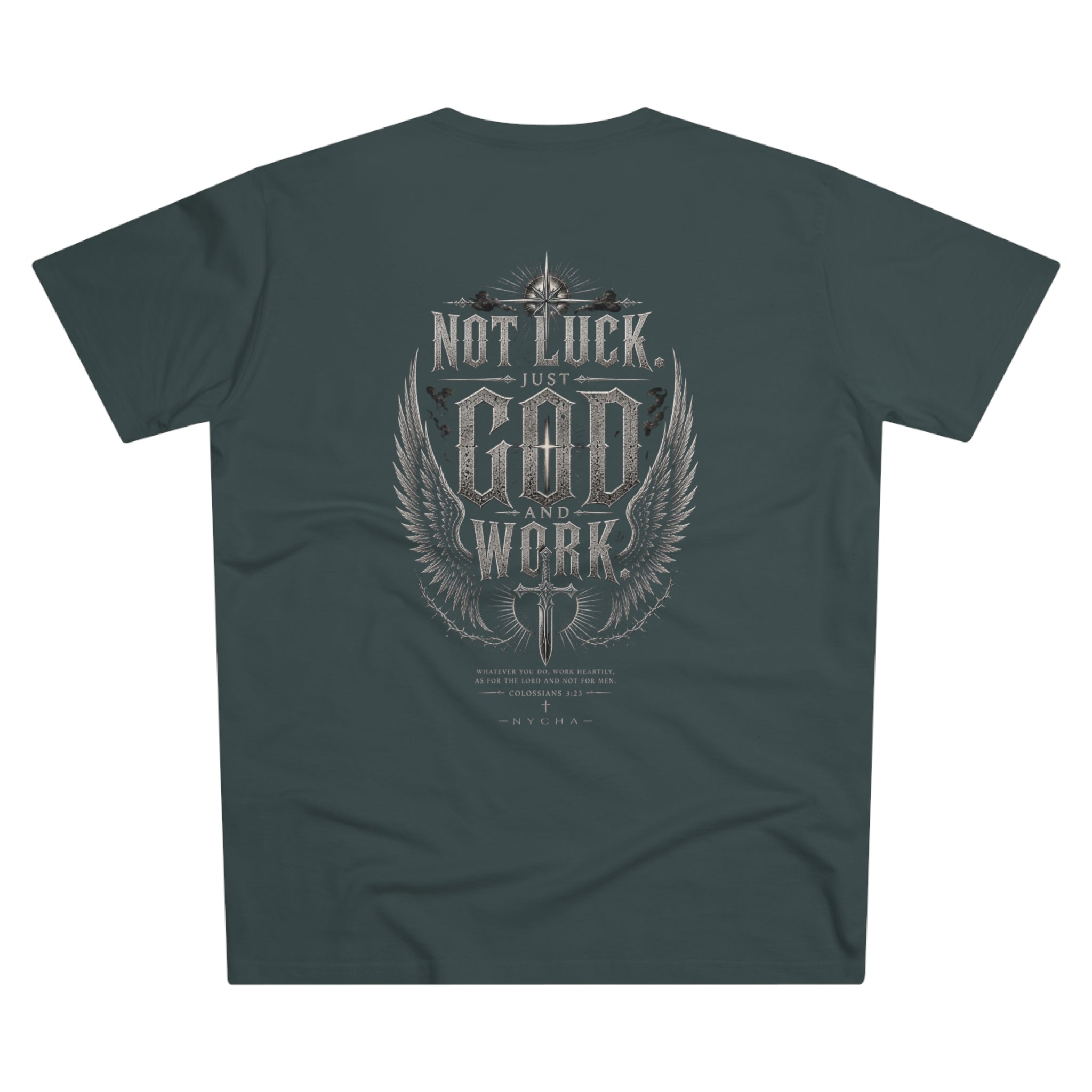 NYCHA — “No Luck. Just Work.” Fit Tee