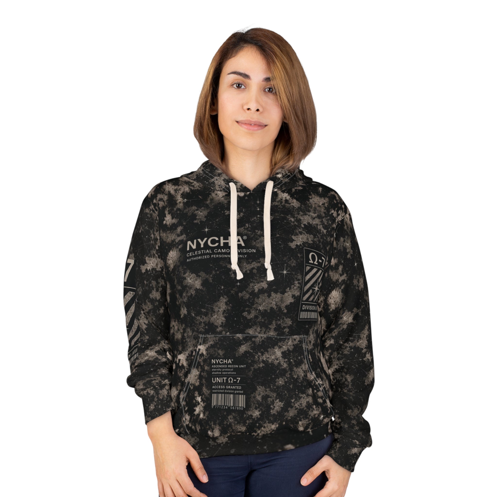 NYCHA® HEAVENLY WARFARE DIVISION — Celestial Camo Recon Hoodie