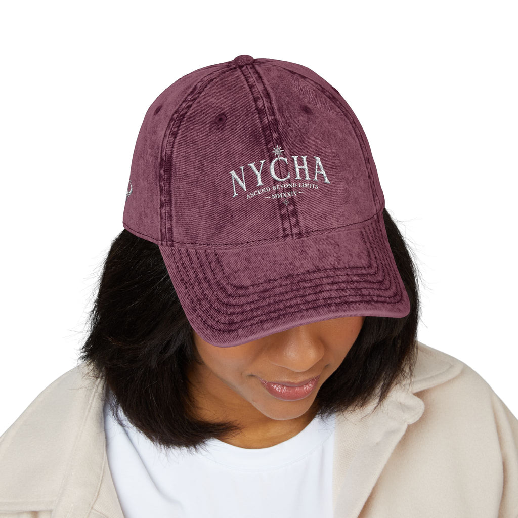 NYCHA® “ASCEND BEYOND LIMITS” VINTAGE SIGNATURE CAP