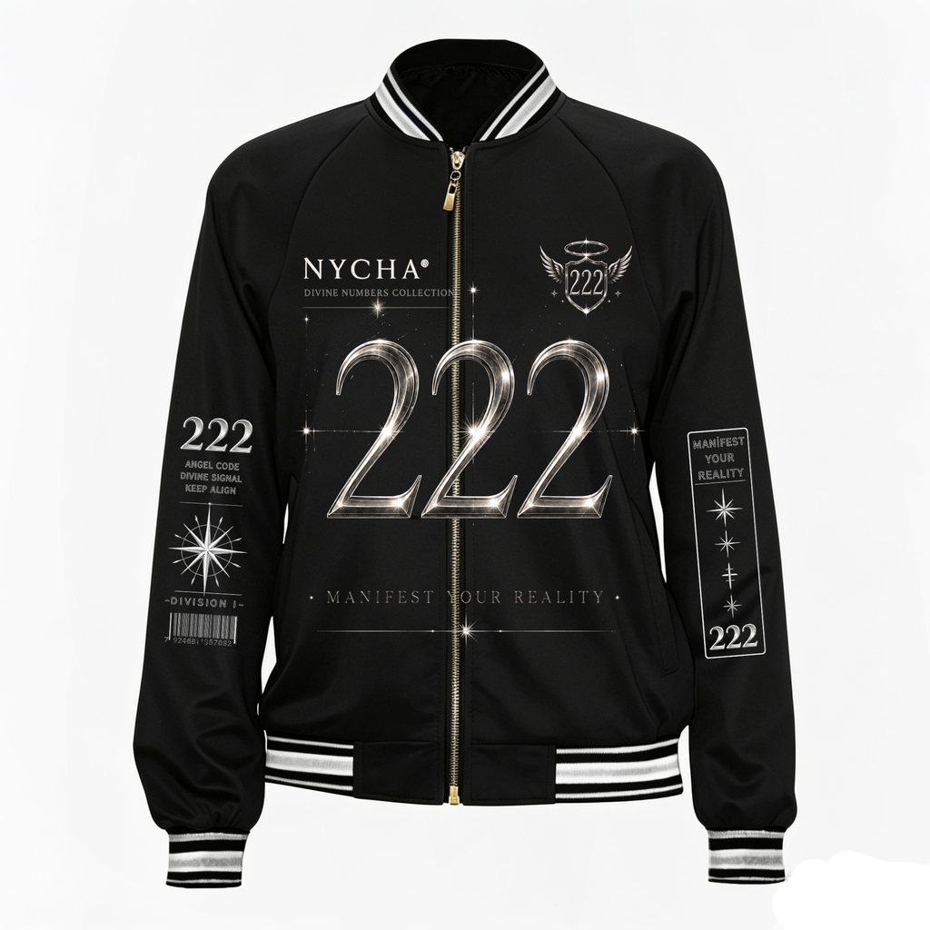 NYCHA® 222 Divine Numbers Varsity Jacket